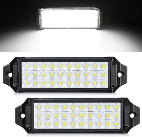 Flush Mount Led Pod Lights,7.5 inch Trailer Tail Lights,Brake Turn Signal Side Marker Lights,Reverse Lights,Surface Mount Clearance Lights of Truck Tractor Pickup (Amber Red-2Pcs) in Saudi Arabia