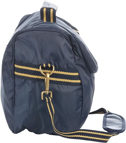 Equinavia Darby Zip Top Fearstrian Fearserian Horse Grooming Bag مع حزام الكتف | 6.5 "× 11" × 13 " - أسود/فضي - حجم واحد in Kuwait