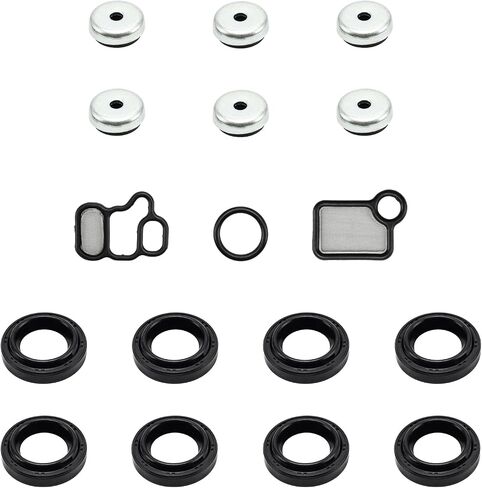KAX Valve Cover Gasket Set Compatible with CR-V 02-14, Accord 03-12, TSX 04-14, Element 03-11, Civic 02-15, RDX 07-12, RSX 02-06, Crosstour, ILX OE VS50614R,12341-R40-A00 VS50614R in Kuwait