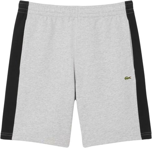 Lacoste Men's Regular Fit Colorblock Shorts, Off White, Maroon, & Clay, XX-Large in Saudi Arabia