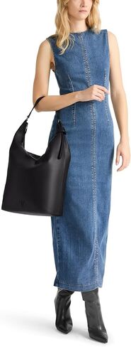 TUMI - Voyageur Evora Large Hobo - Modern Silhouette Shoulder Bag - Crescent Hobo Bag - Black Leather in Saudi Arabia