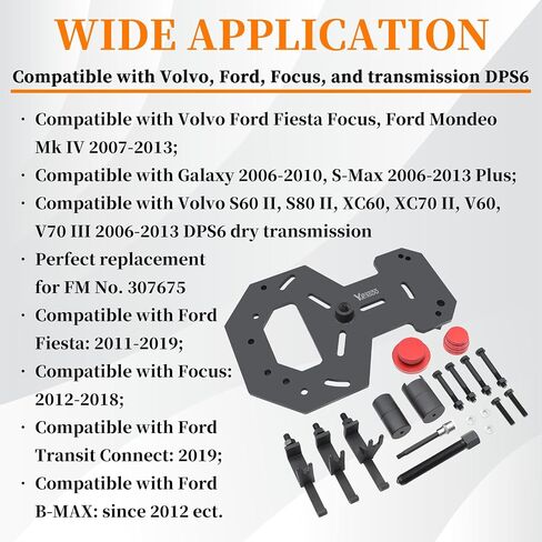 Double Clutch Dry DPS6 Transmission Installer Remover Tool Kit, Compatible with Volvo Ford Focus Replacement for FM No. 307675 in Saudi Arabia