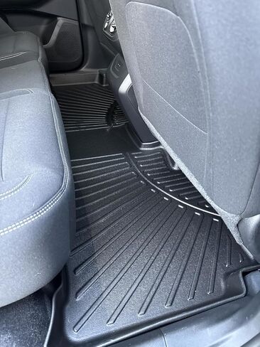 Cartist Floor Mats Fit for 2017-2024 2025 Ford F-250/F-350/F450 Super Duty Crew Cab w/Under Seat Storage Accessories All Weather Floor Mat Heavy Duty TPE Odorless Carpet Protection in Kuwait