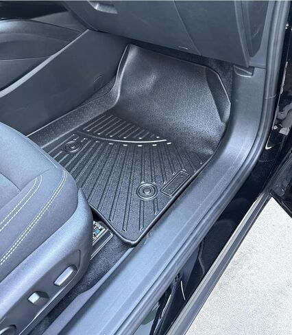 Cartist Floor Mats Fit for 2017-2024 2025 Ford F-250/F-350/F450 Super Duty Crew Cab w/Under Seat Storage Accessories All Weather Floor Mat Heavy Duty TPE Odorless Carpet Protection in Kuwait