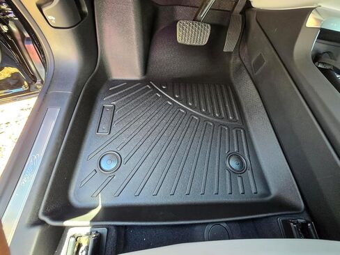 Cartist Floor Mats Fit for 2017-2024 2025 Ford F-250/F-350/F450 Super Duty Crew Cab w/Under Seat Storage Accessories All Weather Floor Mat Heavy Duty TPE Odorless Carpet Protection in Kuwait