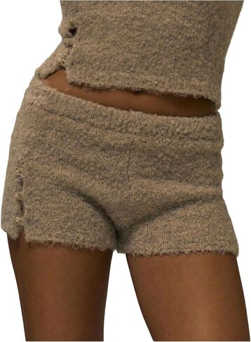 Makemechic Women's Stripes Pattern thrated shorts shorts مرنة الخصر النحيف Fit Track in Saudi Arabia