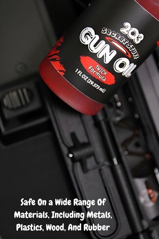 Gun Oil (1 fl oz) Thick High-Density Extreme Temperature Friction Resistance Long Lasting Without Running Or Dripping,Gun Lubricant for Pistols, Rifles, Shotguns, Suppressed Firearms in Saudi Arabia