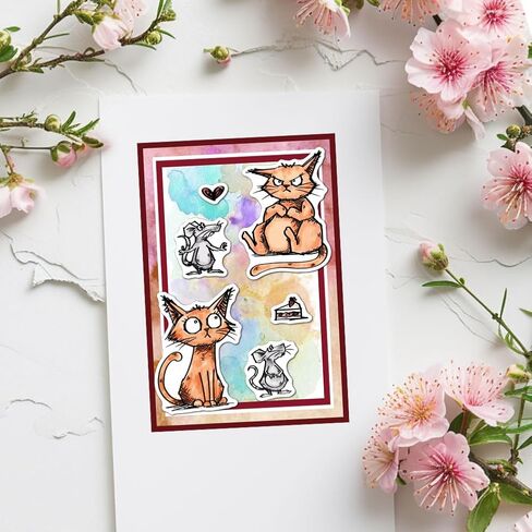 GLOBLELAND Funny Bees Clear Stamps Sewing Buttons Silicone Clear Stamp Seals Cartoon Animals Transparent Stamps for DIY Scrapbooking Cards Making Photo Album Journal in Kuwait