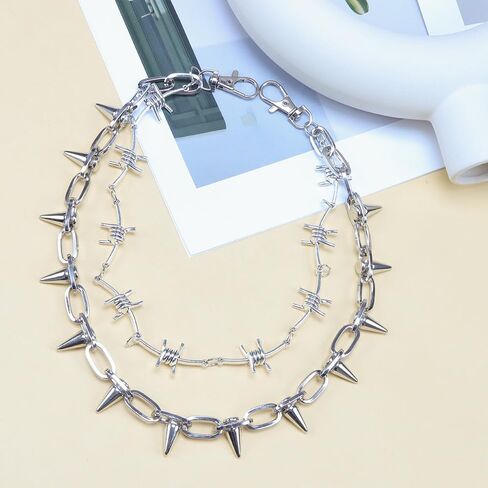 Layered Eagle Claw Pants Chain - Wallet Chains Punk Hip-Hop Jeans Chain, Gothic Belt Waist Emo Accessory for Men & Women in Saudi Arabia
