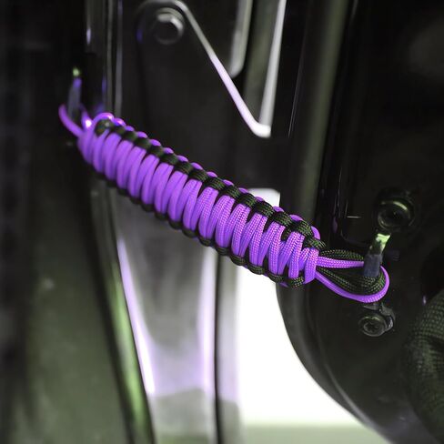 Car Door Interior Limiting Strap Compatible with 1997-2024 Jeep Wrangler TJ JK JKU JL JLU & Gladiator JT, Black&Yellow in Kuwait