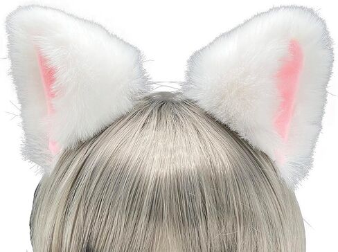 Agymo 3pack Fox Wolf Cat Ears bulk, Animal Furry Ears headbadnd,Christmas Halloween Ears,Gorou Cosplay Costume Accessory (3, multicolors2) in Saudi Arabia