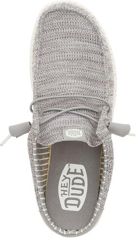 HEYDUDE Wally Slip Stretch Sox Irish Cream Size 13, Men’s Shoes, Men's Slip-on Loafers, Comfortable & Light-Weight in Saudi Arabia