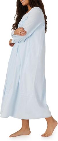 رداء الدانتيل من إيلين ويست كوين آن للنساء - الإرث خفيف الوزن بنسبة 100 ٪ من ثوب النوم أو رداء الأمامي - الأسود ، كبير in Kuwait