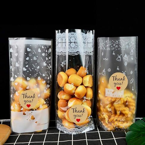 1 Rolls/500Pcs Thank You Stickers Self Adhesive Kraft Paper Label Stickers for Gift Wrapping Baking Wedding Birthday Party Christmas, 25mm in Saudi Arabia