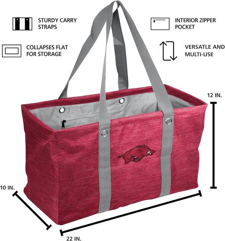 Logo Brands Officially Licensed NCAA Unisex Crosshatch Picnic Caddy, One Size, Team Color in Kuwait