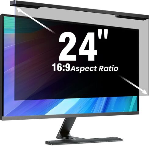 Hanging 21.5 Inch Computer Privacy Screen Filter, Hanging Computer Screen Privacy Cover, Compatible with, 21.5 Inch 16:9 Widescreen Monitors, Protect Eyes from Glare and Blue Light in Saudi Arabia