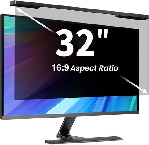 Hanging 21.5 Inch Computer Privacy Screen Filter, Hanging Computer Screen Privacy Cover, Compatible with, 21.5 Inch 16:9 Widescreen Monitors, Protect Eyes from Glare and Blue Light in Saudi Arabia