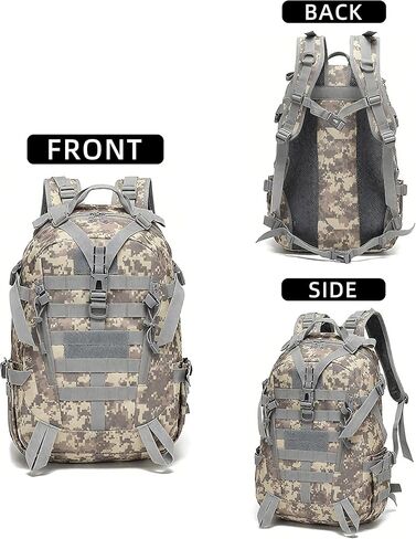 حقيبة الظهر التكتيكية Aigear ، 45L Letter 'W' Sername Series Military Backpack ، Bug Out Brag لمدة 3 أيام للرجال للنساء التخييم المشي لمسافات طويلة in Kuwait