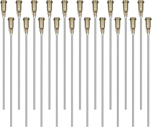 Honoson Blunt Tip Dispensing Needles 20 Pack 14G 4 Inch Industrial Liquid Dispenser Needle for Refilling Liquid Inks Adhesive Glue Oil(14GA,Green) in Saudi Arabia