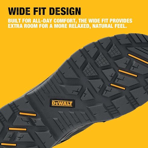 نظام DEWALT Richardson الرجالي BOA Fit System، جلد نوبوك، مقاوم للماء، مقدمة فولاذية، حذاء عمل آمن in Saudi Arabia