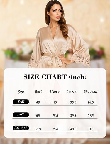 Eplaza 4 PCS Bride Reto for Wedding Day Set Bridal Robe with Slippers Lace Trim Wedding Robe for Bridal Bachelorette Party in Saudi Arabia