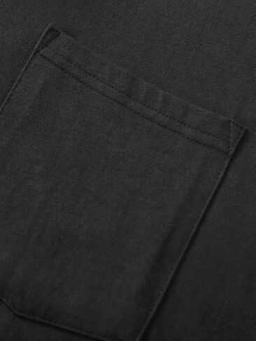 Latuza Men's Cotton Button Down Nightshirt with Pockets in Saudi Arabia
