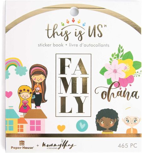 Paper House Productions Productivity 30 Sheet Planner Sticker Book, Colors May Vary in Kuwait