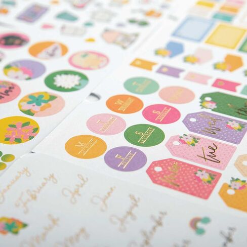 Paper House Productions Productivity 30 Sheet Planner Sticker Book, Colors May Vary in Kuwait