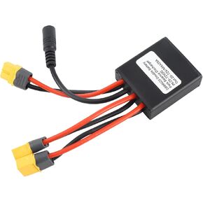 ZJchao Double Battery Discharge Converter, Electric Bike Battery Connector, DC 20V-72V Dual Batteries Parallel Module Adapter for Batteries and Controllers (30A) in Kuwait