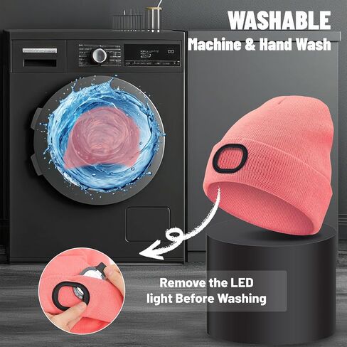 Gifts for Teenage Boys Girls Beanie with Light,Camping Gear,Led Beanie Hat with Light,Stocking Stuffers in Saudi Arabia