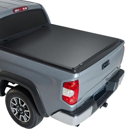 VEVOR Retractable Tonneau Cover, 5.8 ft Hard Tonneau Cover with Built-in Drainage Pipe for 2021-2024 Chevy/GMC Silverado/Sierra 1500 Crew Cab, Customized Design with Double-Lock & T-Slot in Saudi Arabia