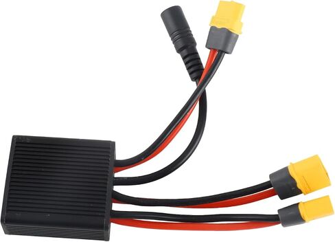 ZJchao Double Battery Discharge Converter, Electric Bike Battery Connector, DC 20V-72V Dual Batteries Parallel Module Adapter for Batteries and Controllers (30A) in Saudi Arabia