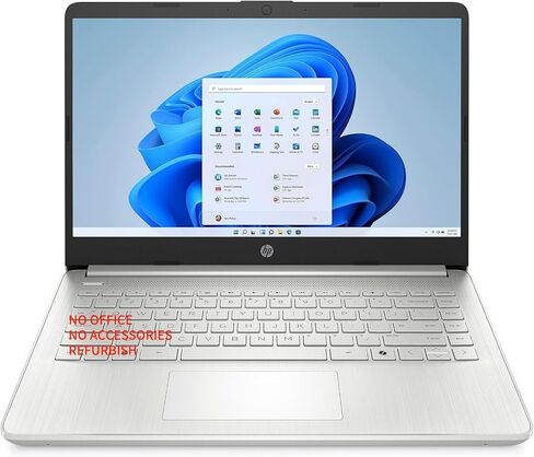 HP 2025 14 inch HD Laptop, Office Pro Lifetime License, Intel Processor N150, 16 GB RAM, 384 GB Storage(128GB UFS+256GB MSD), Copilot AI, Wi-Fi 6, Lightweight, Windows 11 Pro, w/Accessories in Saudi Arabia