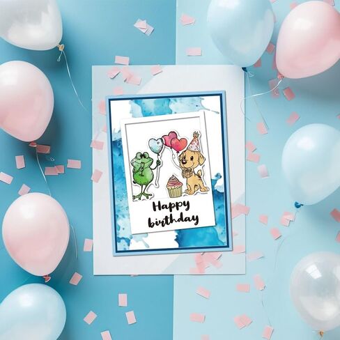 GLOBLELAND Cartoon Animals Clear Stamps Zebra Flamingo Cow Crocodile Goose Silicone Clear Stamp Seals Transparent Stamps for DIY Scrapbooking Cards Making Photo Album Journal in Saudi Arabia