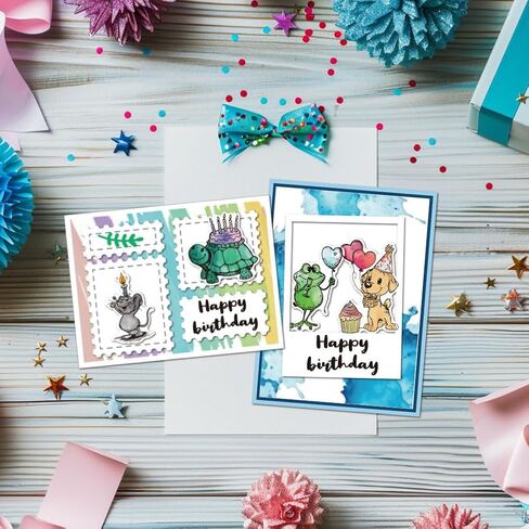 GLOBLELAND Cartoon Animals Clear Stamps Zebra Flamingo Cow Crocodile Goose Silicone Clear Stamp Seals Transparent Stamps for DIY Scrapbooking Cards Making Photo Album Journal in Saudi Arabia