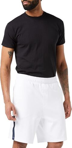 Armani Exchange Men Men Mensured Ribbon Logo Shorts Organic Cotton Shorts in Saudi Arabia