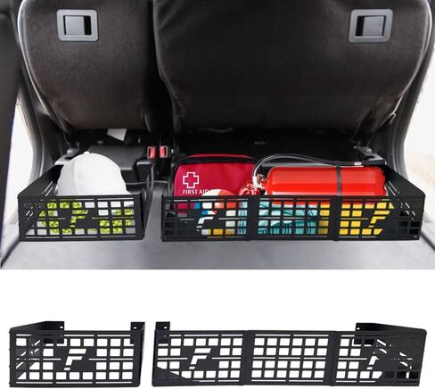 Maxdom تحت تخزين المقعد يناسب (2015-2024) F150 Supercrew Cab and Crew Cab ، (2017-2024) F250 F350 F450 F550 4-Door Pickup بحجم كامل (BLACK ، ABS Tool Box) in Kuwait