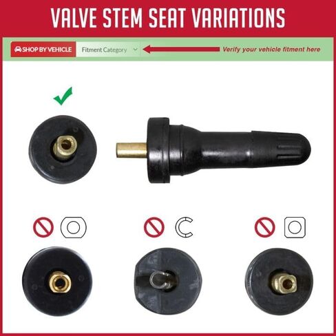 عجلات ملحقات أجزاء PDQ العلامة التجارية TPMS 12 PC SENSOR SERVICE SERVICE SERVER SECTELS صمامات مطاطية متوافقة مع Schrader 20008 FITS GM 2006+ FORD 2009+ Subaru 2004+ Chrysler 2005+ Dodge 2005+ Jeep 2005+ in Saudi Arabia