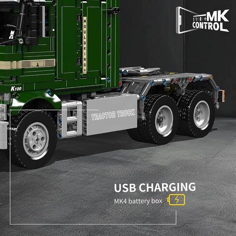 Mould King Tractor Truck Block Kits Model, MOC 19015 Building Blocks Set to Build, Gift for Kids Age 14+/Adult Collections Enthusiasts(4,608 Pieces with Motor/APP Remote Control) in Kuwait