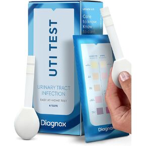 Diagnox UTI Test Strips for Women - Accurate Results in 2 Minutes, FSA/HSA Eligible - Urine Test Strips for Urinary Tract Infections, 25 Count in Kuwait