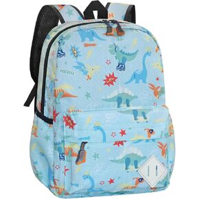 Kids Backpack for Girls Boys - 15 Inch Dinosaur Childrens Backpack Cute School Bag Kindergarten Backpack for Ages 3-8, Black in Kuwait