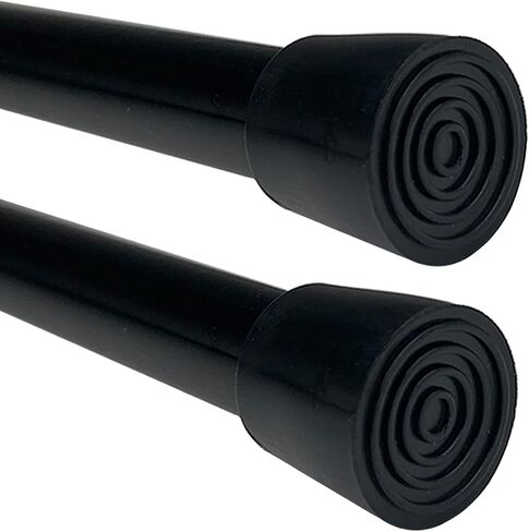 Small Short Tension Rod, 1Pack 30 to 42 Inches Rust-Resistance Spring Adjustable Rods, Black in Saudi Arabia