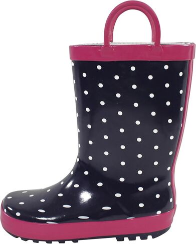 Hudson Baby Infant Girls Rain Boots, Cherry Sweet, 6 Toddler in Saudi Arabia