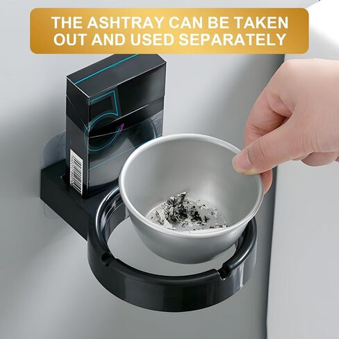 Orange Ashtray with Lid, Windproof Ceramic Ashtray Cigarette Ash Tray, Suitable for Indoor or Outdoor Use in Saudi Arabia