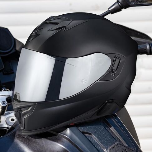 VCOROS T520 خوذة درع الحافة لـ ST1400/R1 - T520 Full Face Shield Helment Helmet Aggoors for T520 ST1400 R1 (Chrome Red) in Saudi Arabia