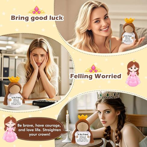 Mini Funny Positive Crown Daughter Gifts from Mom Dad, Graduation Birthday Mothers Day Christmas Easter Basket Stuffers for Year Old Little Kids Teens Adults Bonus Daughter in Law from Mother Father in Saudi Arabia