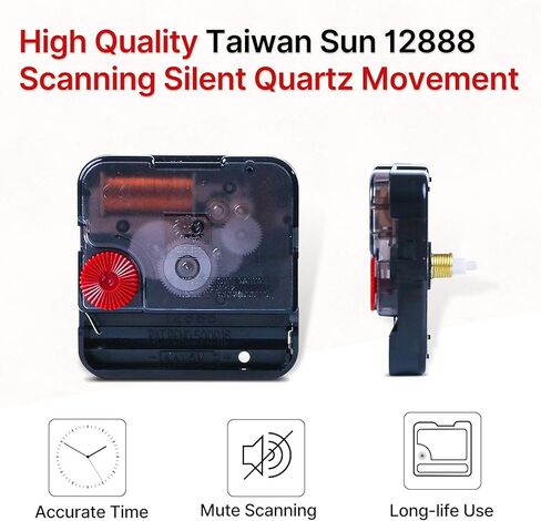 8 Inch Wall Clock Coastal Seashell Starfish Beach Decorative Clocks, Silent Non Ticking Battery Operated Palm Tree Wall Clock for Bedroom/Living Room/Kitchen in Kuwait