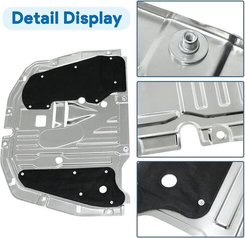 Engine Splash Shield Guard Under Car Shield Cover Board Compatible with Honda Civic 2016 2017 2018 2019 2020 2021 Replace 74110-TBA-A00 90674-TY2-A01 in Saudi Arabia