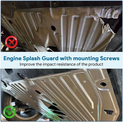 Engine Splash Shield Guard Under Car Shield Cover Board Compatible with Honda Civic 2016 2017 2018 2019 2020 2021 Replace 74110-TBA-A00 90674-TY2-A01 in Saudi Arabia