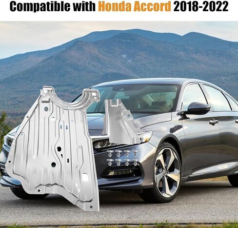Engine Splash Shield Guard Under Car Shield Cover Board Compatible with Honda Civic 2016 2017 2018 2019 2020 2021 Replace 74110-TBA-A00 90674-TY2-A01 in Saudi Arabia